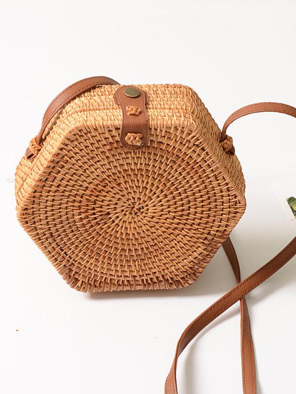 Hexagon Basket Style Bohemia Little Bag