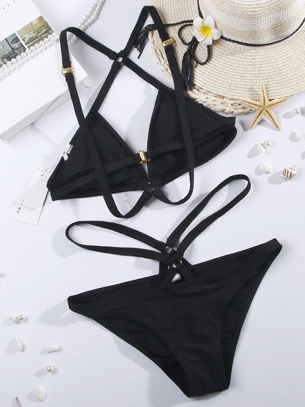 Black Bandage Bikini Swimsuit