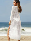 Circle Lace Vacation Beach Cover-Ups