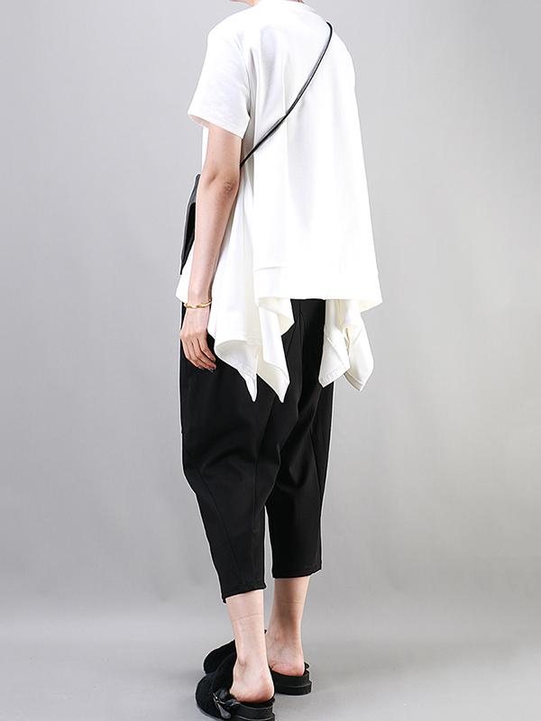 Casual Irregular Long T-shirt