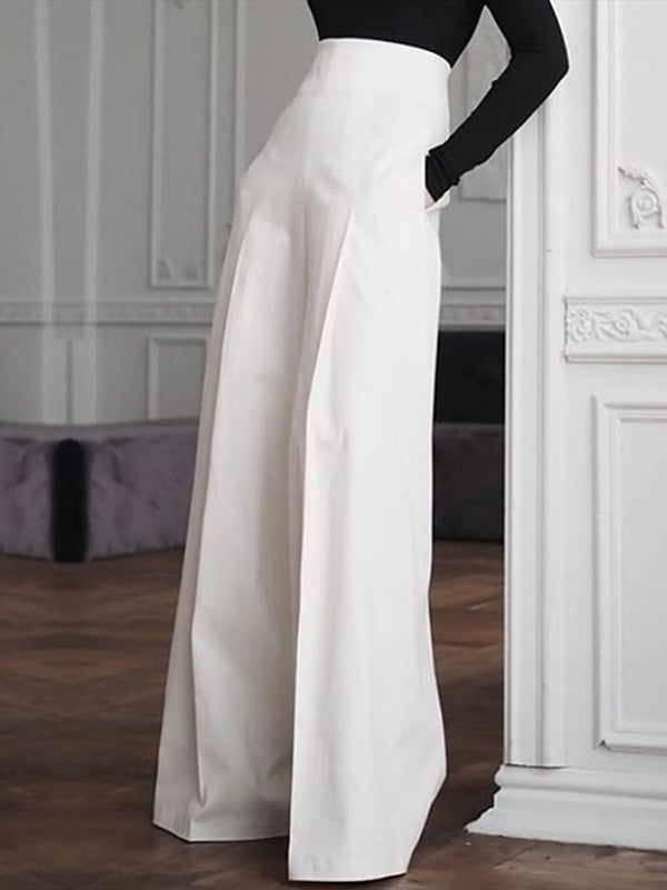 Urban White Wide Leg Pants