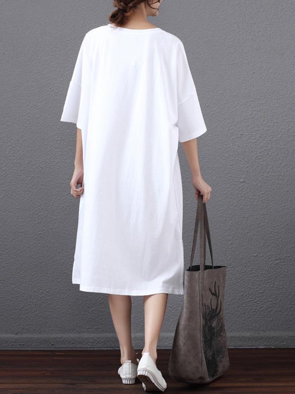 Summer Loose Oversize Printed Dress