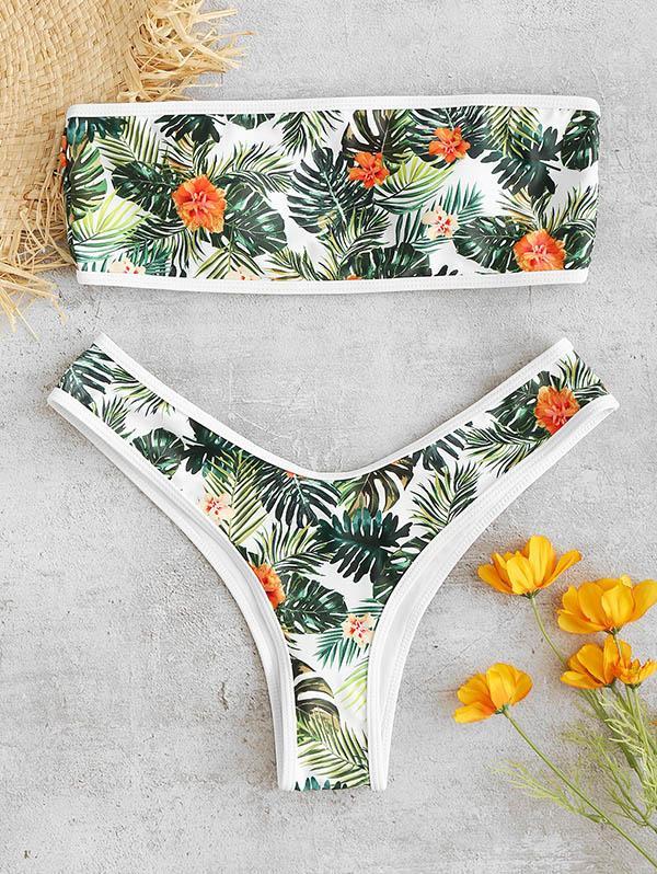 Fashion Bandeau Bikinis Swimwear