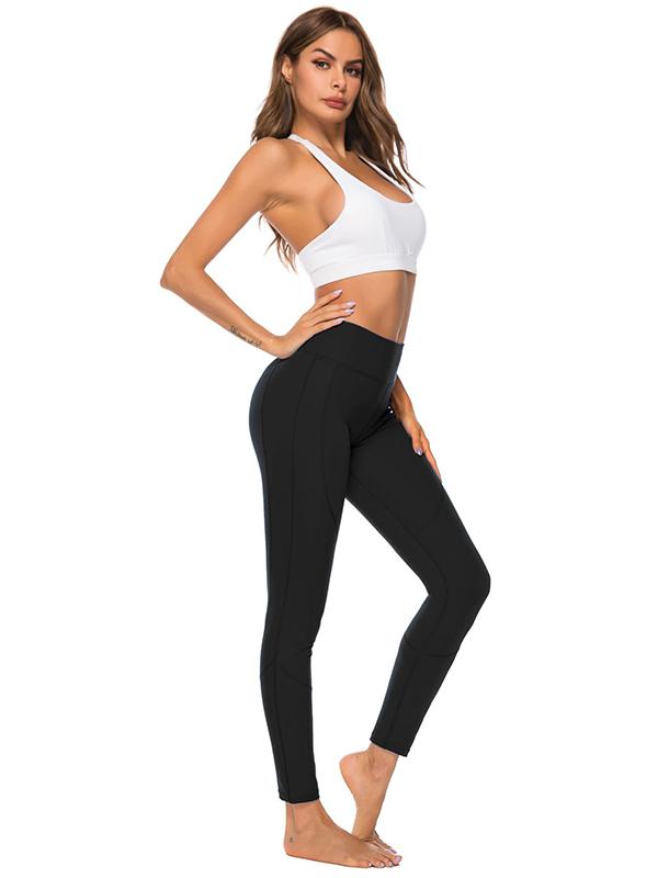 Solid High Waist Leggings