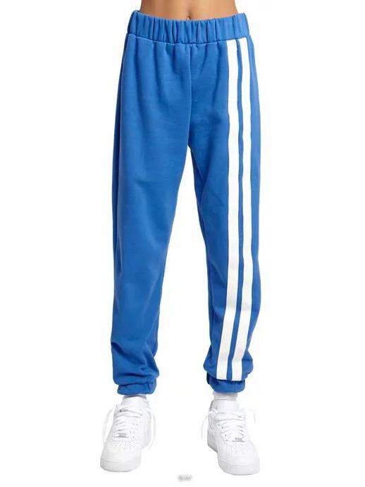 Zipper Hooded Sweatershirts And Striped Track Pants Suits