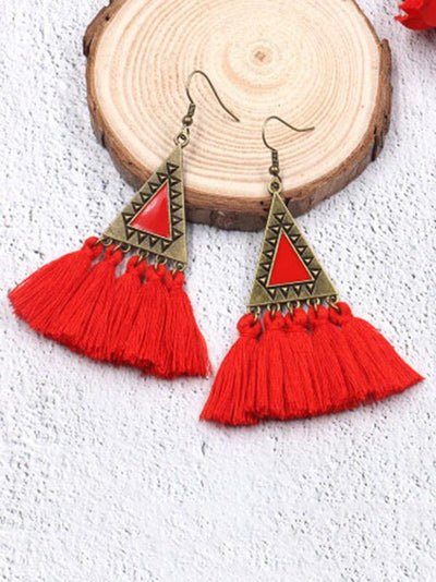 5 Colors Tassels Earrings Accessories