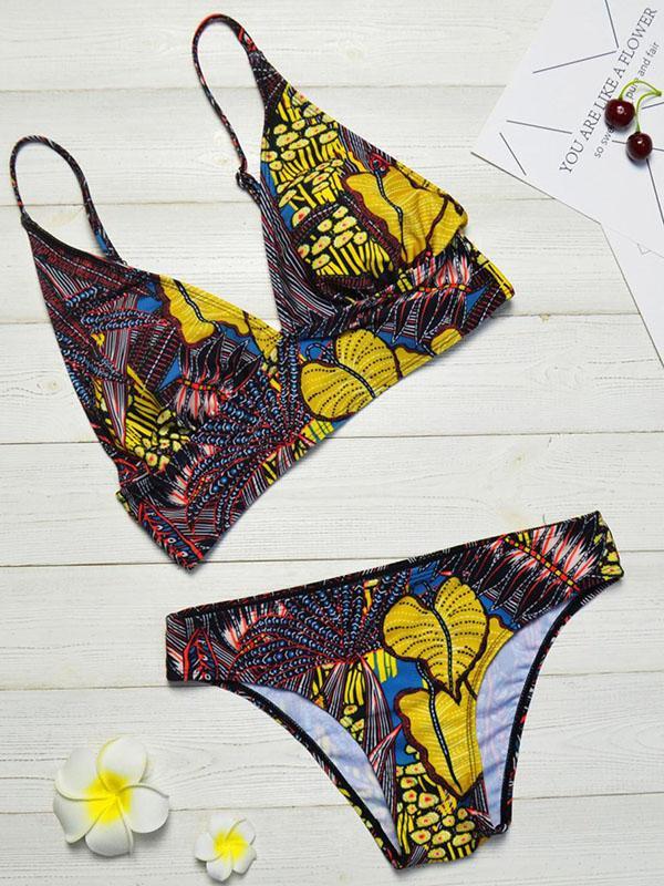 National Printed Bikinis Swimwear