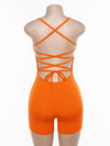 Back Bandage Sleeveless Jumpsuits