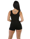 Solid Round Neck Yoga Romper