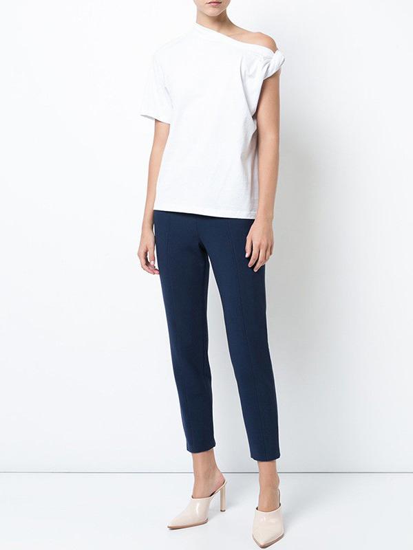 Asymmetric Solid T-Shirt