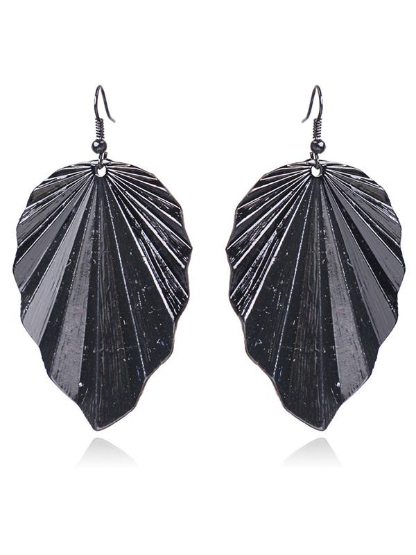 Irregular Leaf Earrings Accessories