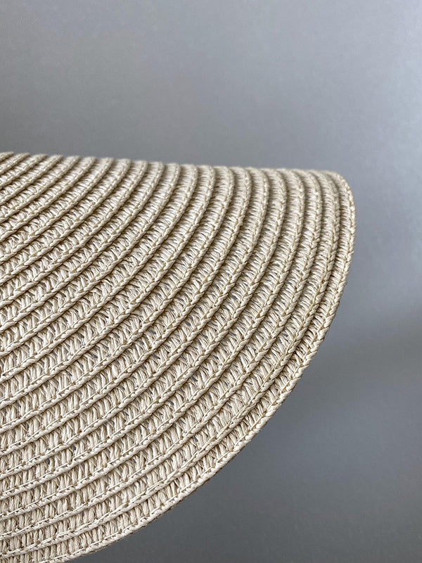 Simple Summer Contrast Color Straw Sun Hat