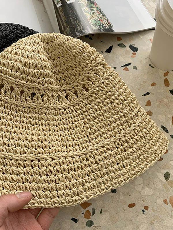 Leisure Handmade Sun-Protection Straw Hat