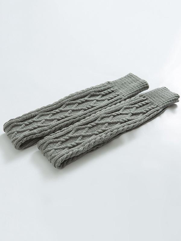 Knitting Over Knee-high 4 Colors Stocking