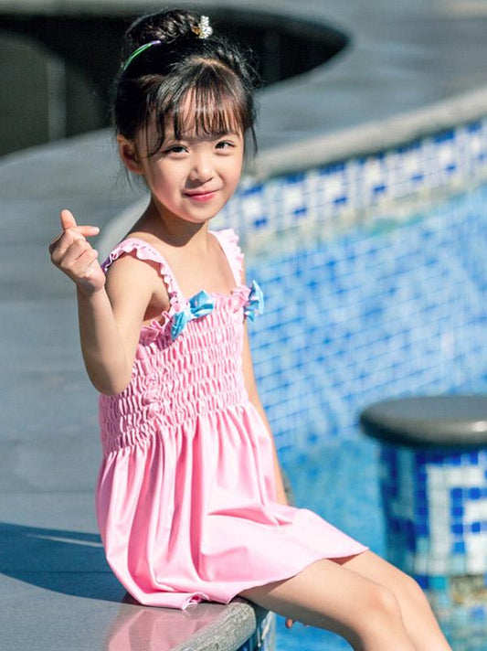 AONIHUA Ruffle Lovely Dress Swimwear