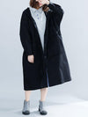 Loose Oversize Solid Winter Trench Coat