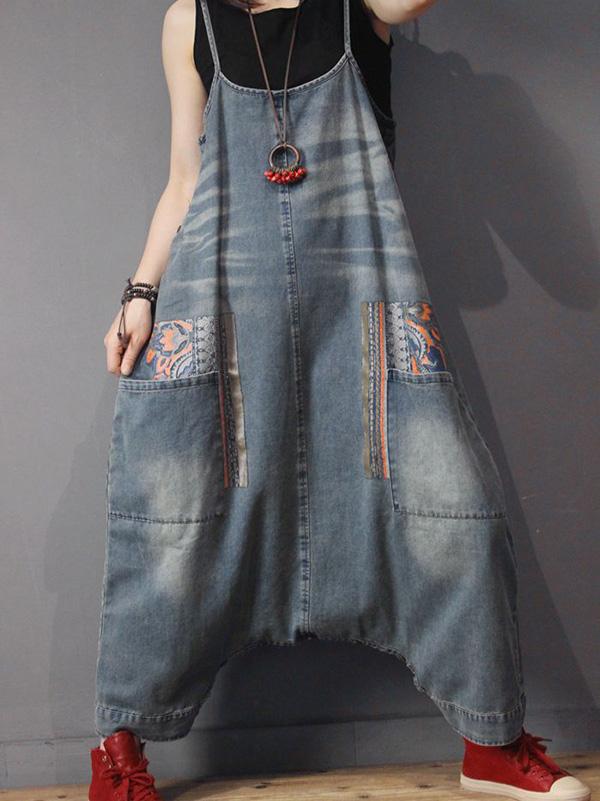 Super Casual Jeans Jumpsuit