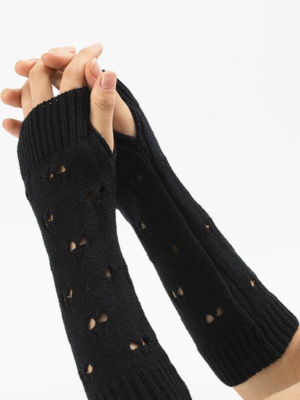 Knitted Hollow 6 Colors Sleevelet Accessories