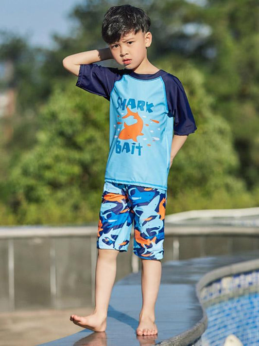 AONIHUA Printed Boy Swimwear