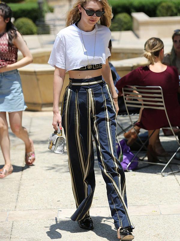 Fashion Strapes Bandage Wide Leg Pants