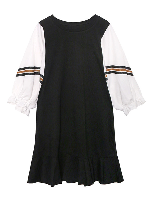 Original Falbala Puff Sleeve Dress