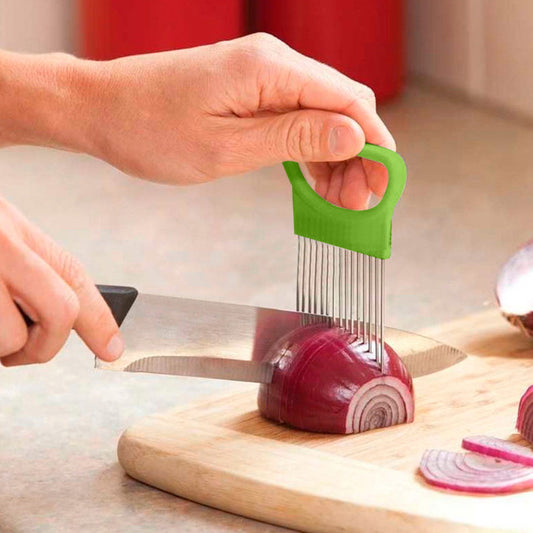 Tomato Onion Vegetable Slicer Cutting Protecting Finger Kitchen Gadget