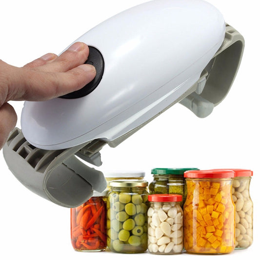 Touch Jar Can Bottle Opener Automatic Electric Hands Free Operation Kitchen Gadgets