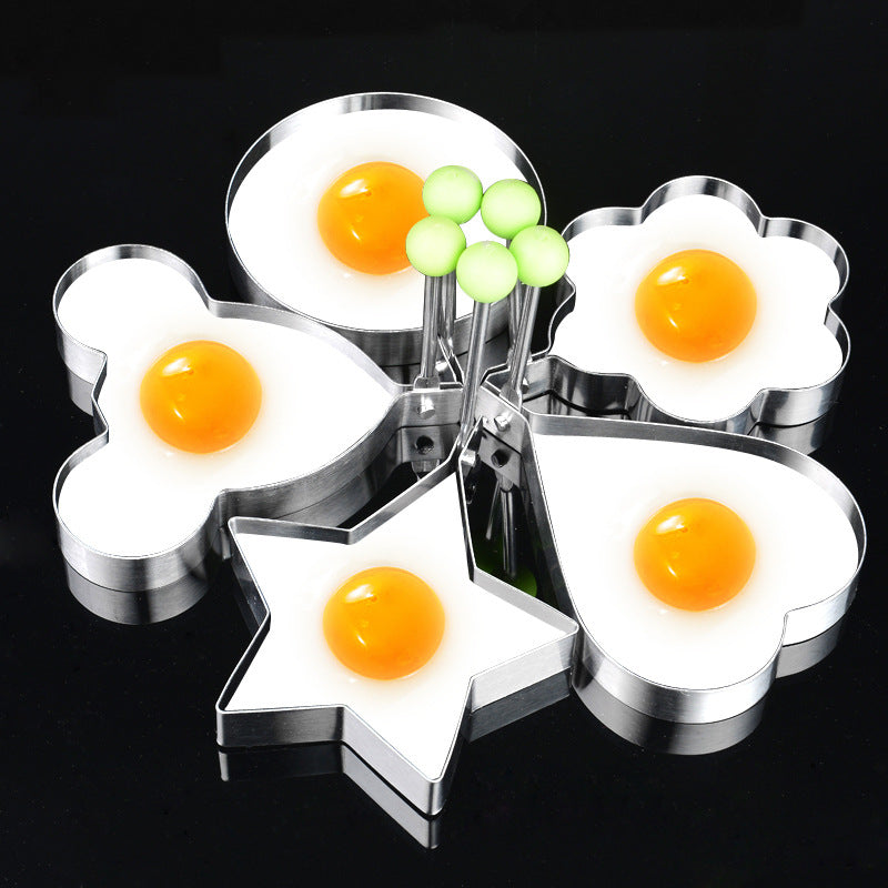 Omelette Stainless Fried Egg Frying Mold Kitchen Gadgets