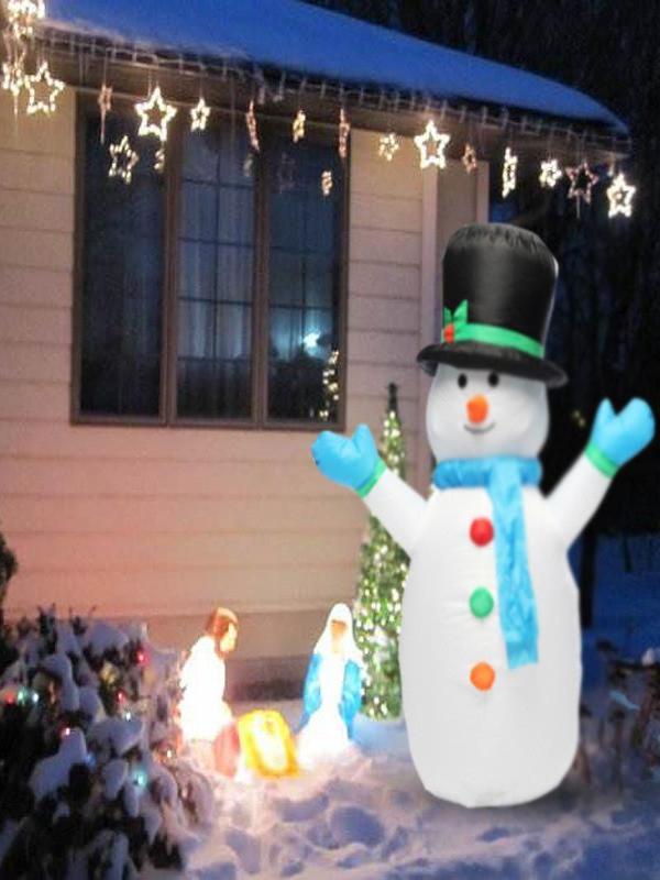 4ft Airblown Christmas Inflatable Snowman Outdoor Xmas Decoration